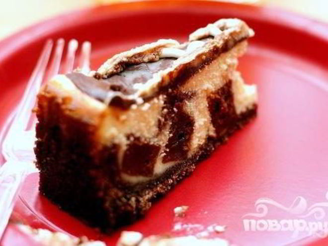 Рецепт мозаичного чизкейка