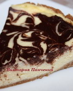 Мраморный чизкейк из мультиварки