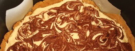 мраморный чизкейк из мультиварки. Шаг 10