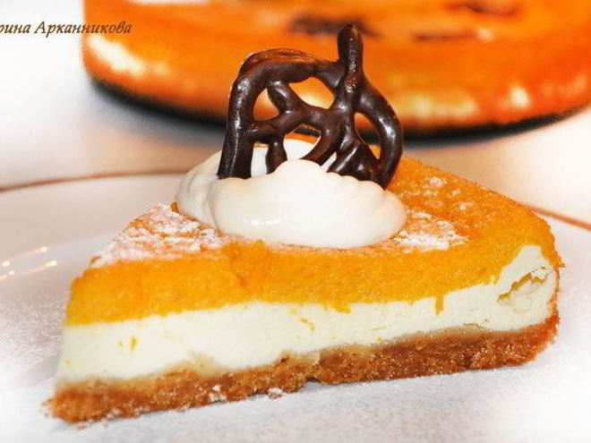 Рецепт осеннего тыквенного чизкейка