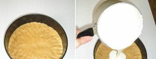 персиковый чизкейк без выпечки. Шаг 2