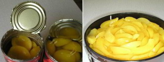 персиковый чизкейк без выпечки. Шаг 3