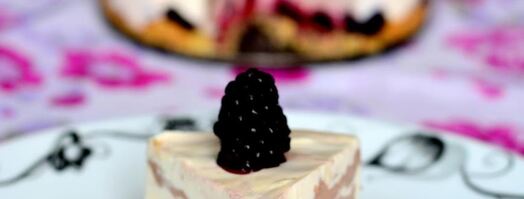 полосатый чизкейк на овсяной основе. Шаг 7