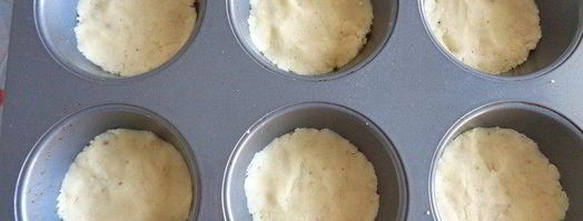 тыквенные мини-чизкейки с лососем. Шаг 3