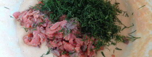 тыквенные мини-чизкейки с лососем. Шаг 9