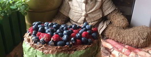 веганский чизкейк радуга. Шаг 14