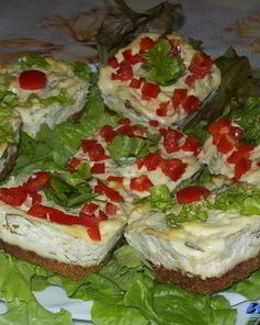 Закусочные миничизкейки с травами и пармезаном