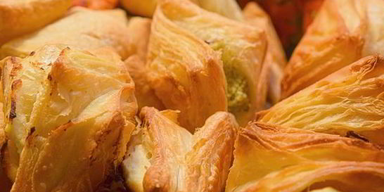 Французские слойки с маскарпоне