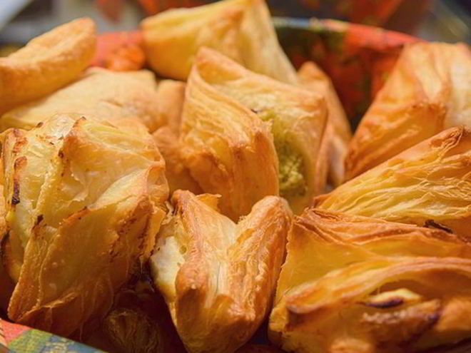 Рецепт французских слоек с маскарпоне