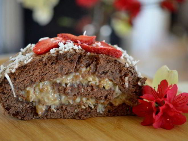 Рецепт германского шоколадного рулета