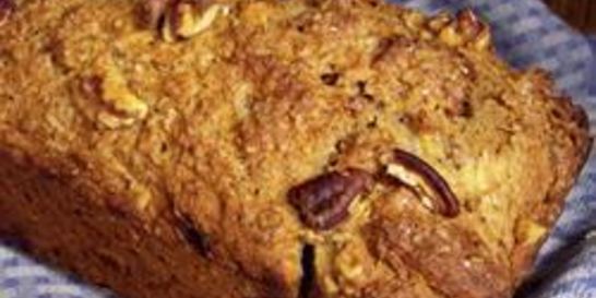 Банановый кекс из цельнозерновой муки