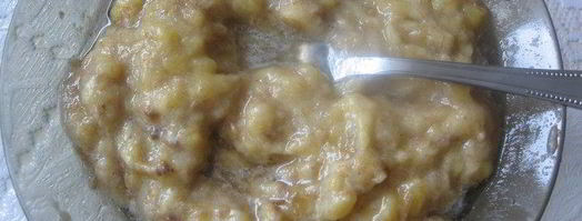 банановый кекс с орехами, шоколадом и корицей. Шаг 2