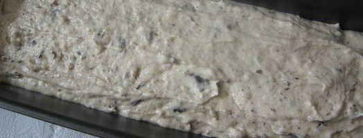 банановый кекс с орехами, шоколадом и корицей. Шаг 9