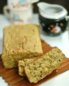 Банановый кекс с яблоком