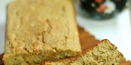 Банановый кекс с яблоком