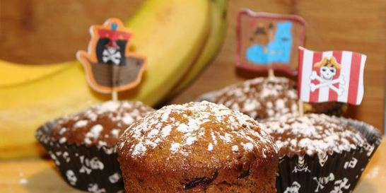 Банановые кексы Пират