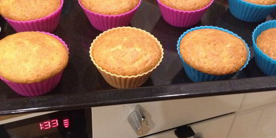 Быстрые банановые кексы