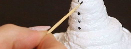 идеи новогоднего украшения кексов. Шаг 3