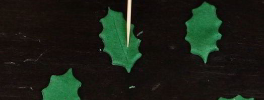 идеи новогоднего украшения кексов. Шаг 4