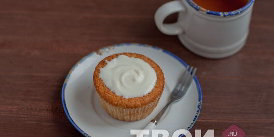 Капкейки с апельсиновым курдом