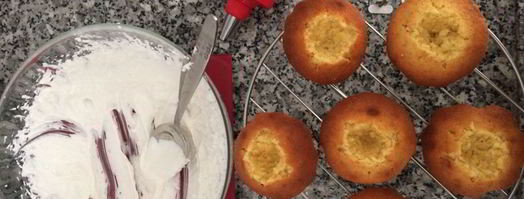 капкейки с кокосовым кремом. Шаг 8