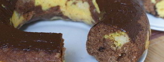 кекс мраморное кольцо. Шаг 11