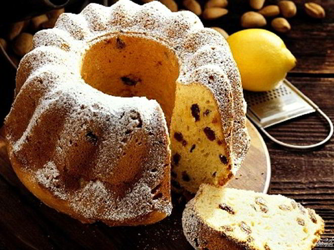 Рецепт кекса на сливках