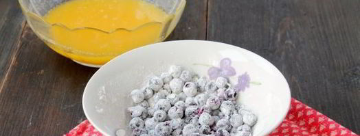 кекс на сметане с черникой. Шаг 3