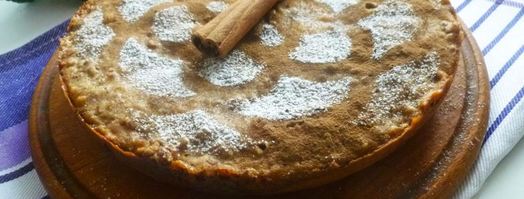 кекс на яблочном пюре с орехами. Шаг 6