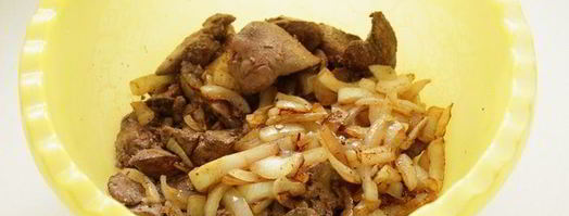 кекс печеночный с сыром. Шаг 2