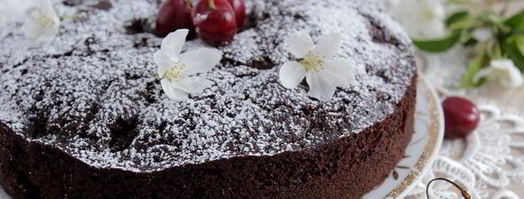 кекс с черемуховой мукой и черешней. Шаг 8