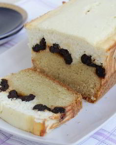 Кекс с черносливом и творогом