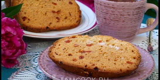 Кекс с изюмом в хлебопечке