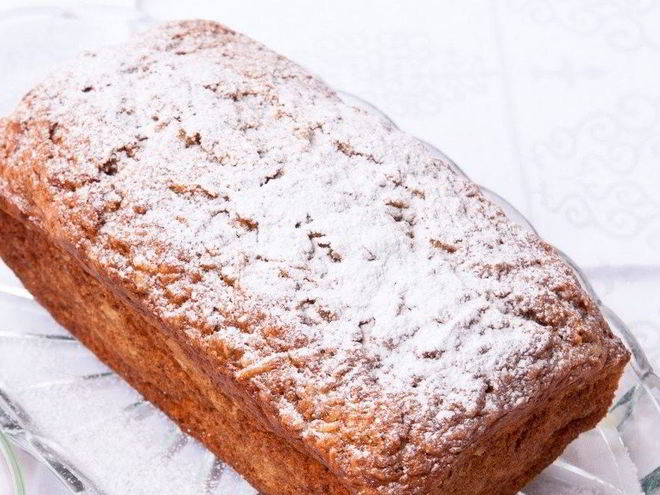 Рецепт кекса с кленовым сиропом и яблоками