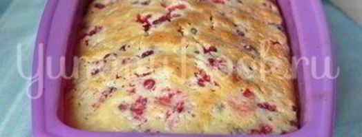 кекс с клюквой. Шаг 8