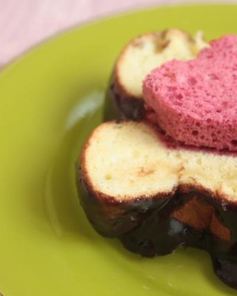 Кекс с сердечком внутри