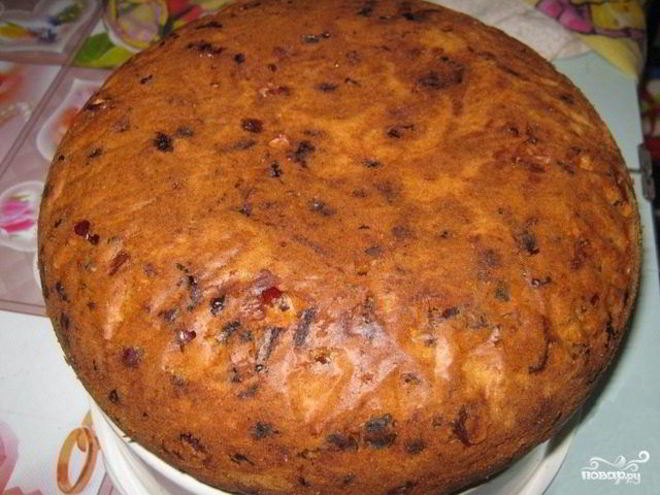 Рецепт кекса с сухофруктами в мультиварке