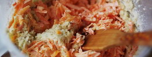 кекс с тыквой, морковью и орехами. Шаг 5