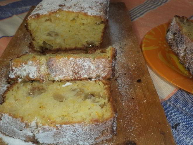 Рецепт кекса с виноградом