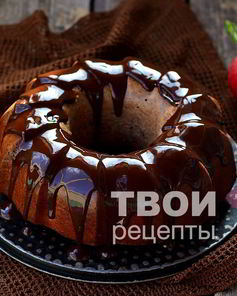 Кекс с яблоками