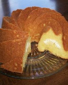 Кекс со сливочной начинкой