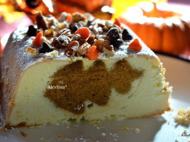 Рецепт кекса тыквенного сюрприз