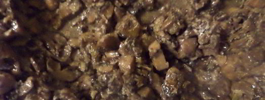 кексы из куриного филе с шампиньонами и сулугуни. Шаг 2