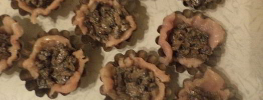 кексы из куриного филе с шампиньонами и сулугуни. Шаг 6