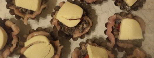 кексы из куриного филе с шампиньонами и сулугуни. Шаг 8