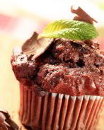 Кексы с шоколадным сыром и джемом