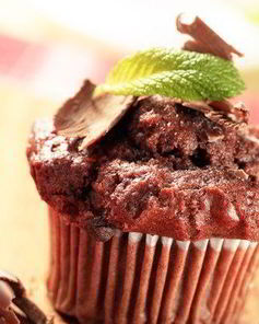 Кексы с шоколадным сыром и джемом