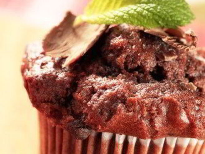 Рецепт кексов с шоколадным сыром и джемом