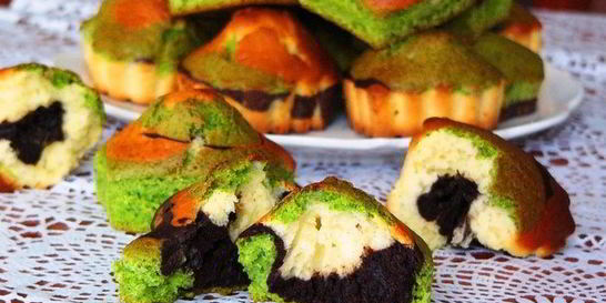 Кексы Три цвета