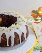 Лимонный кекс со шпинатом